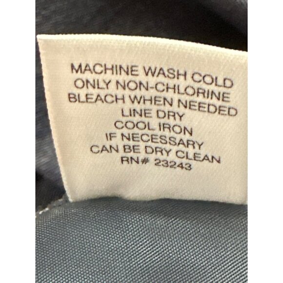 7th Avenue Studio Size 6 Navy Chino Trousers Flare Leg City Office Core - Picture 9 of 12